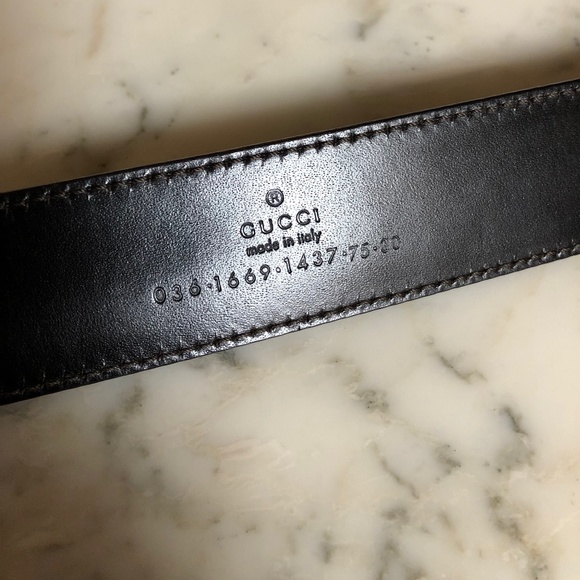 Vintage Tom Ford for Gucci Reversible Black/Chocolate Brown Belt Sz 30
